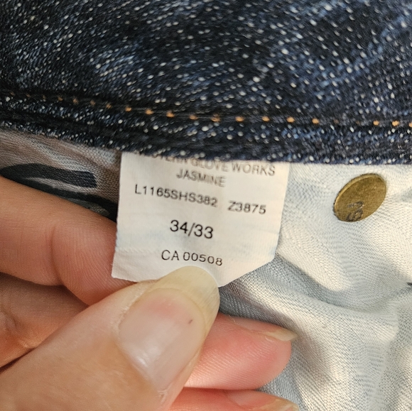 🥈SILVER Jeans Size 34 (western glove works Jasmine) - Picture 15 of 16